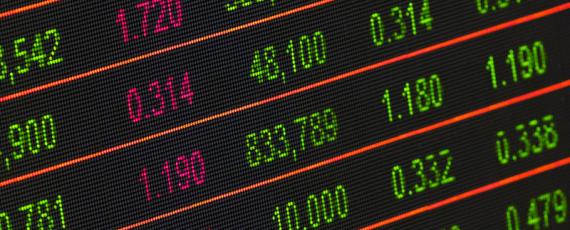 screenboard of stocks